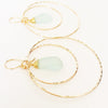 Earrings Rachel - beach glass (E313)