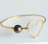 Bangle Eden - tahitian pearl (B188)