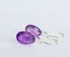 Earrings Nalani - amethyst (E273)