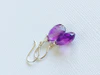 Earrings Nalani - amethyst (E273)