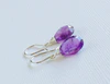 Earrings Nalani - amethyst (E273)