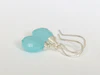 Earrings Kala - aqua chalcedony (E197)