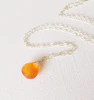 Necklace Kaipo - carnelian  (N101)