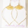 Earrings Malie - citrine (E201)