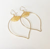 Earrings Malie - citrine (E201)