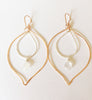 Earrings Yoshiko - moonstone (E133)