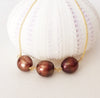 Necklace Maddi - chocolate pearls (N168)