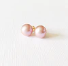 Earrings Momi - Edison pink pearl (E231)