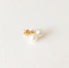 Earrings Momi - white pearls (E232)