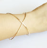 Infinity cuff bangle (B178)