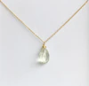 Necklace Yazmin - Green Amethyst  (N197)