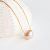 Necklace Kea - Pink Edison pearl  (N199)