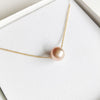 Necklace Kea - Pink Edison pearl  (N199)