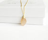 Necklace Yazmin - Peach moonstone  (N213)