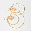 Earrings Rachel - coral (E247)