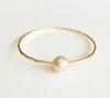 Bangle Mika -  pink Edison pearl  (B252)