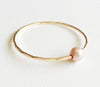 Bangle Mika -  pink Edison pearl  (B252)