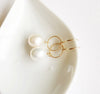 Earrings Sophia - white pearls  (E234)