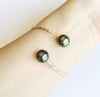 Cuff Leia - tahitian pearls  (B265)