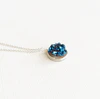 Necklace Grace - sapphire blue  (N123)