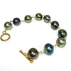 Bracelet GILLIA - baroque Tahitian pearls  (B437)