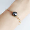 Bracelet RIRI - tahitian pearl (B384)