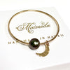 Bangle MAHINA - Tahitian pearl (B455)