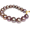 Bracelet CORA - lavender Edison pearls (B458)