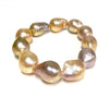 Bracelet JACQUELINE - Baroque Edison pearl stretch bracelet (B475)
