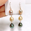 Earrings RAYE - multicolor pearls (E614)