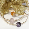 Bangle ALII - gemstones (B352)