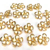 Large plumeria stud earrings (E559)