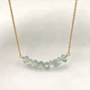 Necklace TEHINA - aquamarine  ( N419)