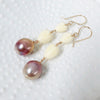 Pikake earrings - Edison pearl (E566)