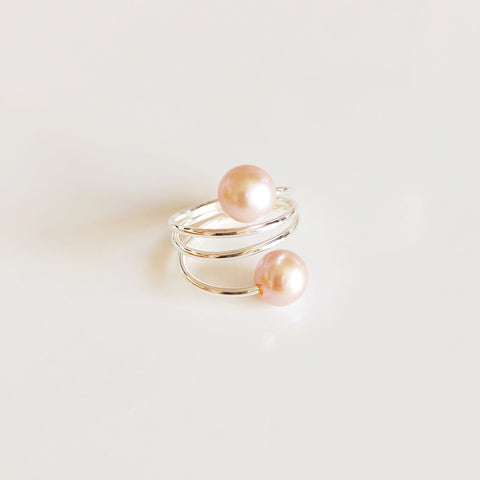 Ring IHILANI - pink Edison pearls (R172)