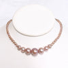 Necklace ZAHRA - pink Edison pearls (N410)
