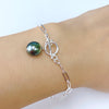 Bracelet ARIELLA - Tahitian pearl  (B451)