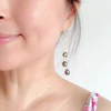 Earrings LILA - tahitian pearls (E547)