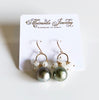 Earrings KIRA - moonstone (E529)