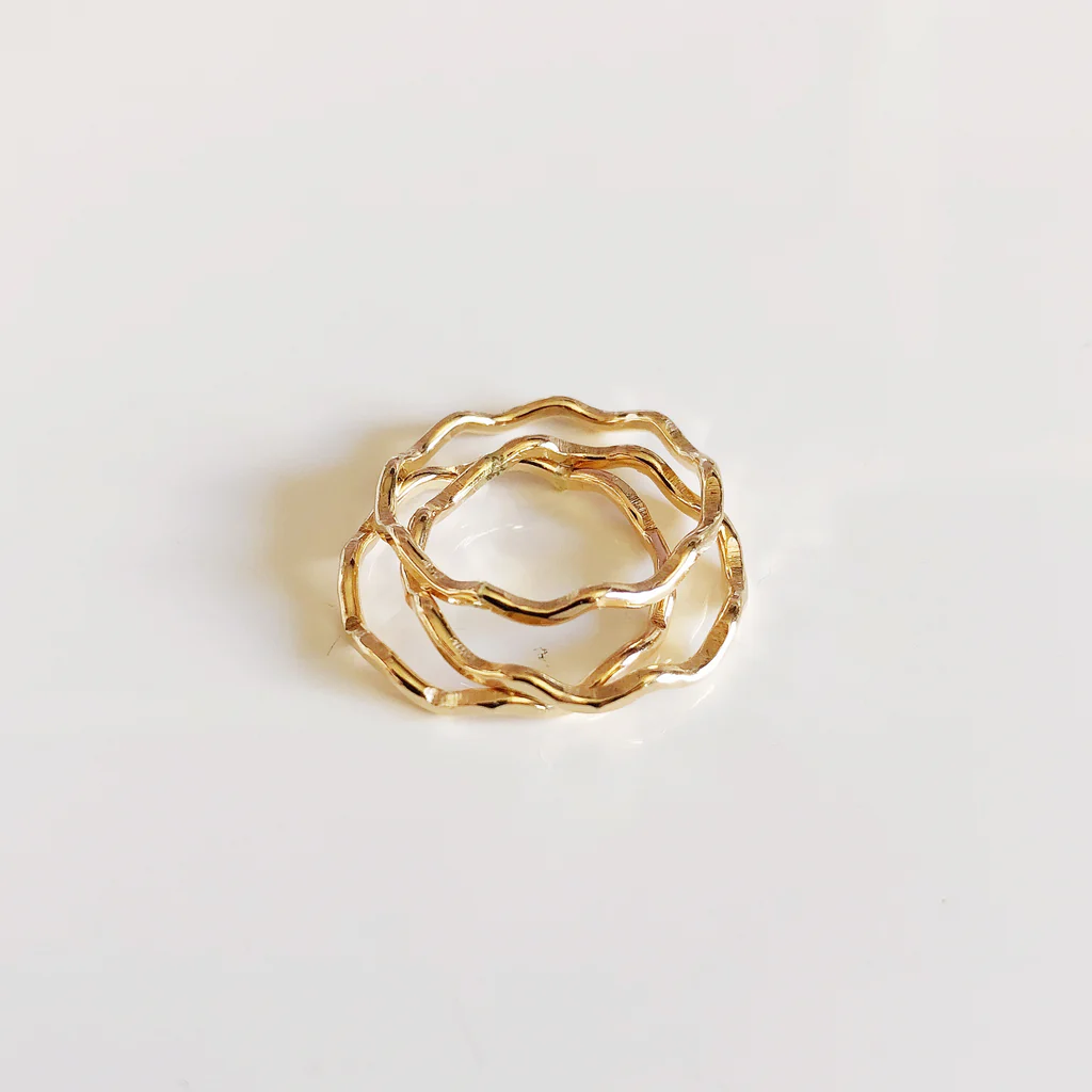 Wavy rings set (R181)