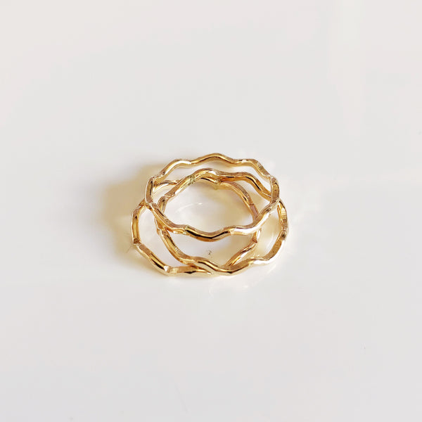 Wavy rings set (R181)