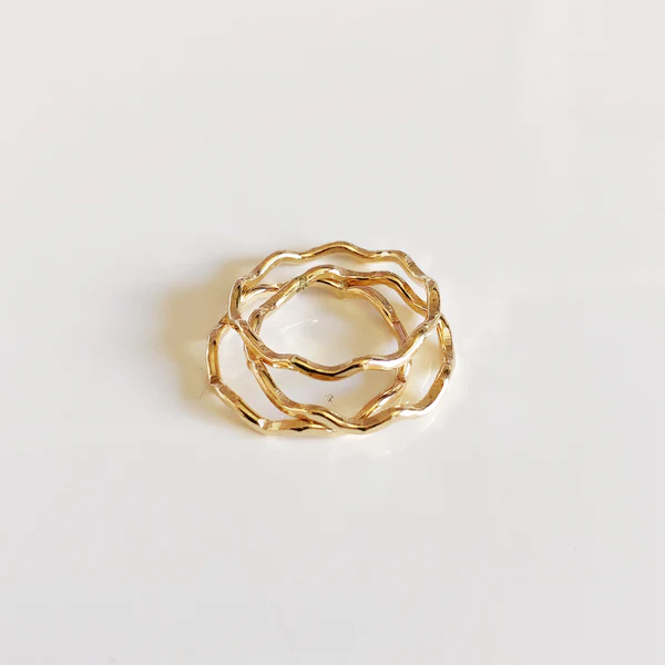 Wavy rings set (R181)