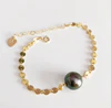 Bracelet RIRI - tahitian pearl (B384)