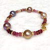 Bracelet ERIS - Pink tourmaline bracelet (B503)