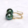 Earrings CASI - 11mm Tahitian pearls