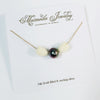 Pikake necklace - tahitian pearl  (N327)