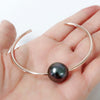 Cuff COCO  - tahitian pearl (B296)