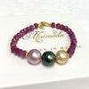 Bracelet MAYRA - mystic pink sapphire (B512)