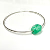 Bangle KEIKE - smooth jade bead (B404)