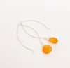 Earrings Kalena - carnelian (E316)